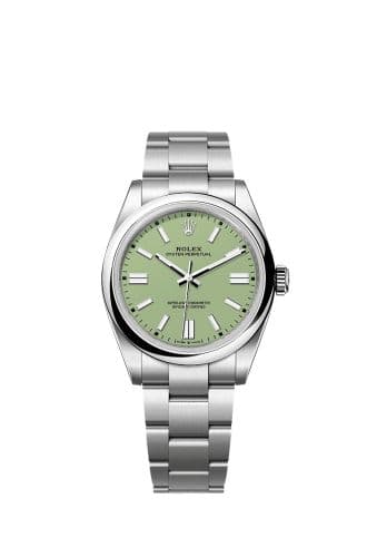 Rolex Oyster Perpetual 41 Stainless Steel / Pistachio