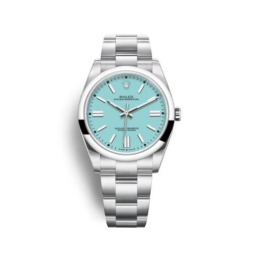 Rolex Oyster Perpetual 41 Stainless Steel / Turquoise