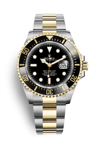 Rolex Sea-Dweller Stainless Steel / Yellow Gold / Black
