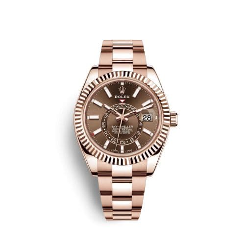 Rolex Sky-Dweller Everose / Chocolate