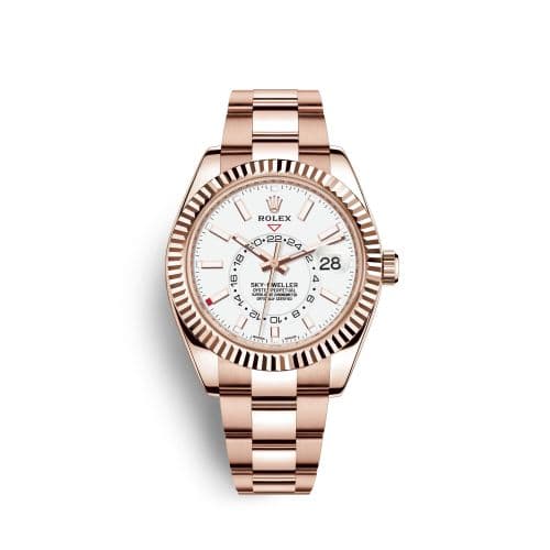 Rolex Sky-Dweller Everose / White