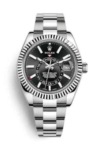 Rolex Sky-Dweller Stainless Steel / White Gold / Black