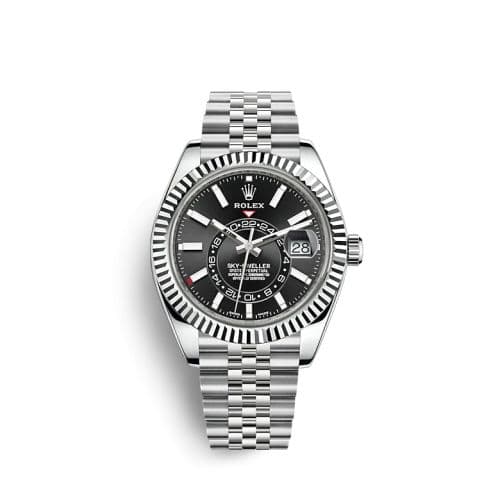 Rolex Sky-Dweller Stainless Steel / White Gold / Black / Jubilee