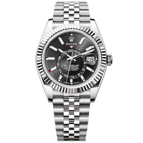 Rolex Sky-Dweller Stainless Steel - White Gold / Black / Jubilee