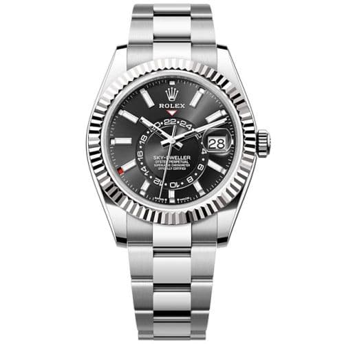 Rolex Sky-Dweller Stainless Steel - White Gold / Black / Oyster