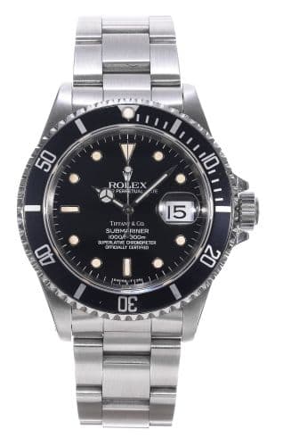 Rolex Submariner Date 16610 Tritium Tiffany