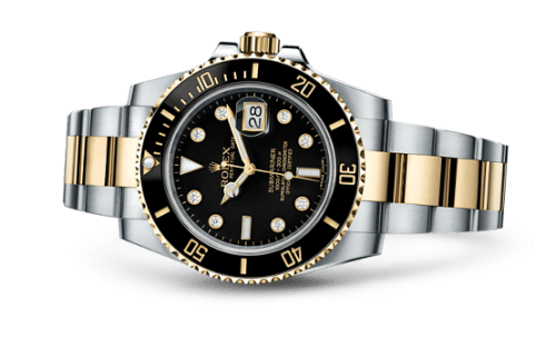 Rolex Submariner Date Rolesor / Black-Diamond