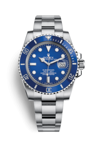 Rolex Submariner Date White Gold / Blue