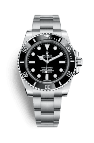 Rolex Submariner No-Date / Stainless Steel / Black / Cerachrom