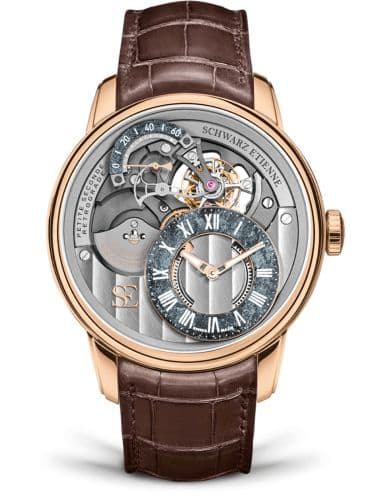 Schwarz Etienne La Chaux-de-Fonds Petite Seconde Rétrograde Tourbillon Red Gold / Hermatite Specularite