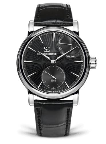 Schwarz Etienne Roma Power Reserve Stainless Steel / Black