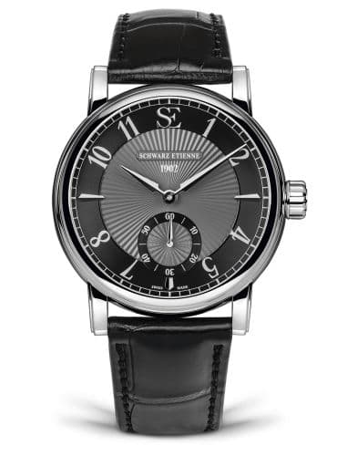 Schwarz Etienne Roma Small Seconds Stainless Steel / Black