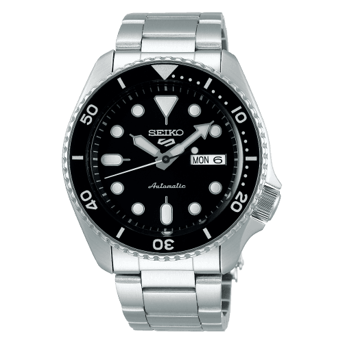 Seiko 5 Sports Sports Style Stainless Steel / Black / Bracelet