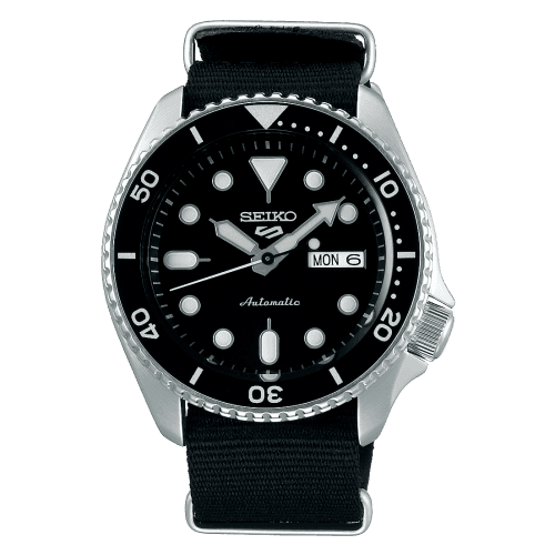 Seiko 5 Sports Sports Style Stainless Steel / Black / NATO