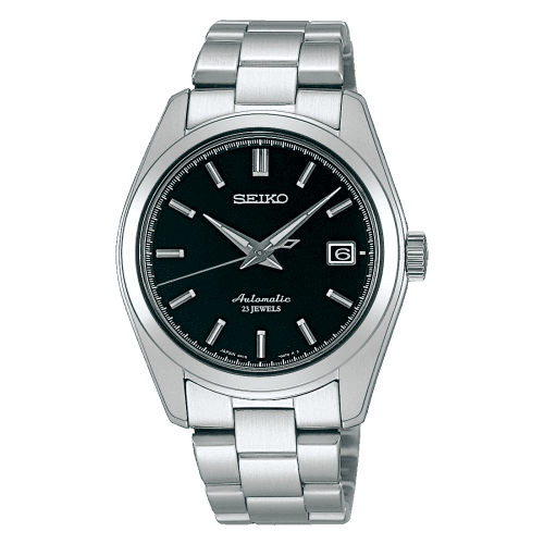 Seiko Mechanical Stainless Stainless Steel / Black / Bracelet