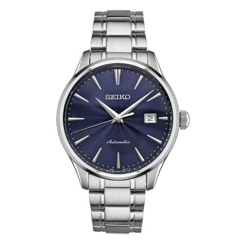 Seiko Mechanical Stainless Stainless Steel / Blue / Bracelet