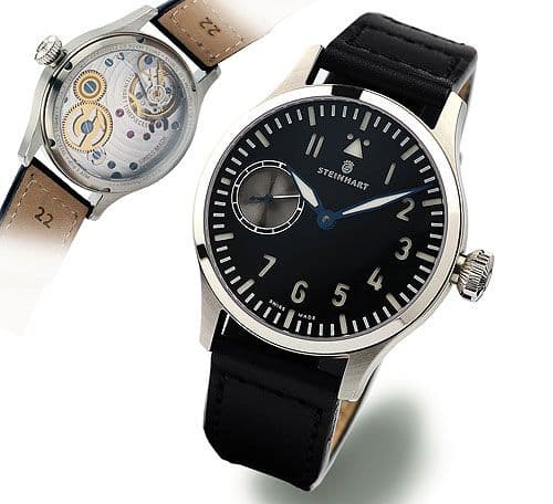 Steinhart Nav B-Uhr 44 ST1 Premium Silver