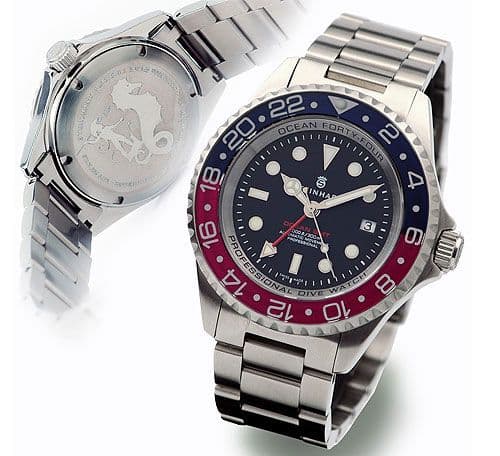 Steinhart Ocean 44 GMT Blue - Red