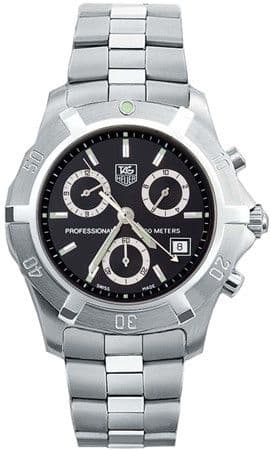 TAG Heuer 2000 Exclusive Chronograph Quartz Stainless Steel / Black