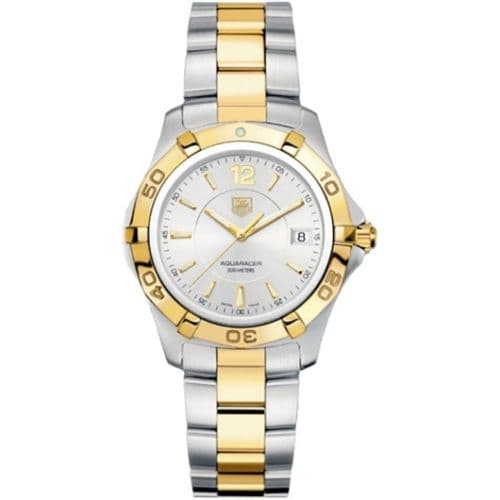 TAG Heuer Aquaracer 300M Quartz 38.4 Stainless Steel / Yellow Gold / Silver / Bracelet