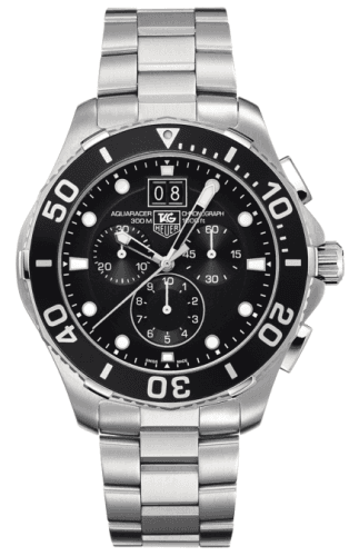 TAG Heuer Aquaracer 300M Quartz Chronograph 43 Stainless Steel / Black / Bracelet