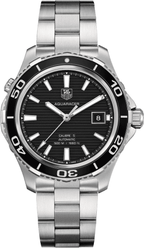 TAG Heuer Aquaracer 500M Calibre 5 41 Stainless Steel / Black / Bracelet