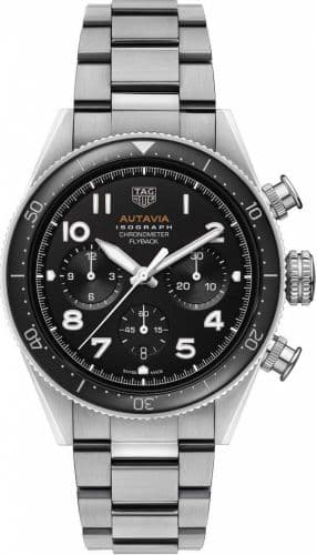 TAG Heuer Autavia Heuer 02 Isograph Stainless Steel / Black / Bracelet