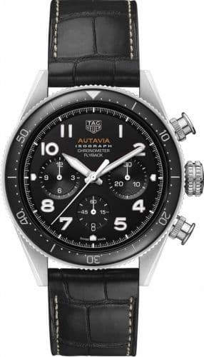 TAG Heuer Autavia Heuer 02 Isograph Stainless Steel / Black / Strap