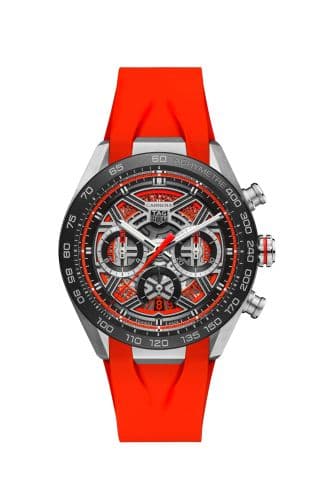 TAG Heuer Carrera Chronograph Extreme Sport Titanium - Ceramic / Orange / Rubber