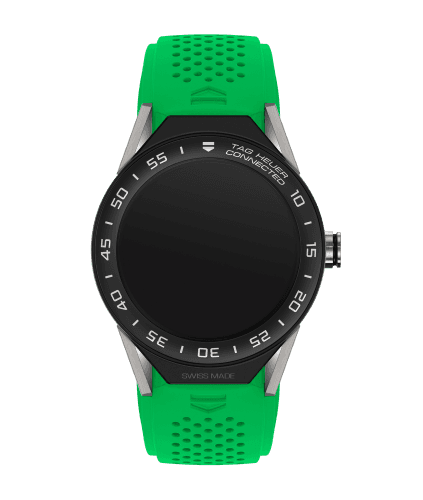 TAG Heuer Carrera Connected Modular 45 Titanium / Ceramic / Green Rubber