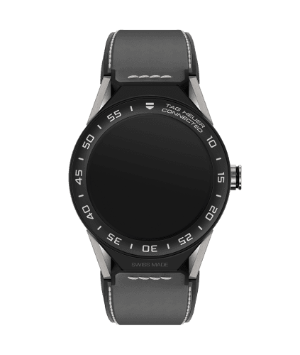 TAG Heuer Carrera Connected Modular 45 Titanium / Ceramic / Grey Calf