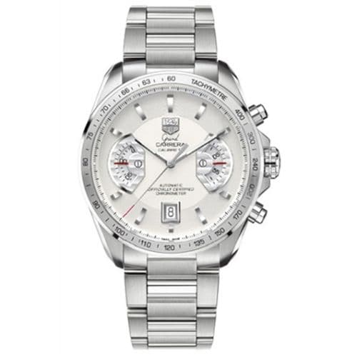 TAG Heuer Grand Carrera Calibre 17 RS 43 Stainless Steel / Silver / Bracelet