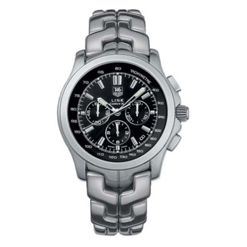 TAG Heuer Link Calibre 36 Automatic Chronograph Stainless Steel / Black