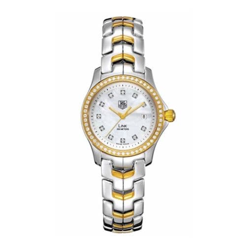 TAG Heuer Link Quartz Stainless Steel - Yellow Gold - Diamond / MOP