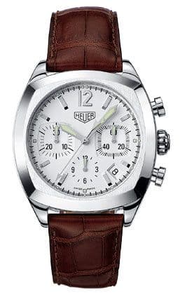 TAG Heuer Monza Chronograph Stainless Steel / Silver