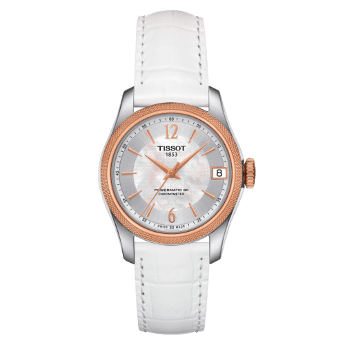 Tissot Ballade Powermatic 80 COSC 32 Stainless Steel / Rose Gold PVD / MOP / Strap