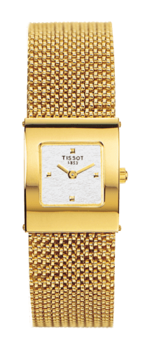 Tissot Bellflower Square Yellow Gold / Silver / Bracelet