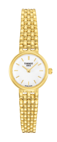 Tissot Caliente Quartz 19.5 Yellow Gold / White / Bracelet