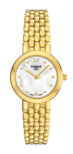 Tissot Caliente Quartz 24.5 Yellow Gold / MOP / Bracelet