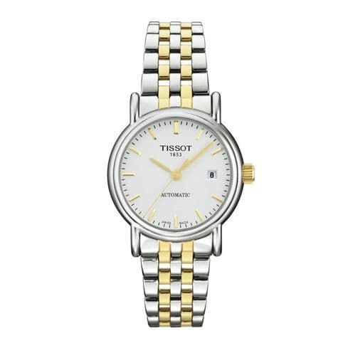 Tissot Carson Automatic 27 Stainless Steel / Yellow Gold PVD / Silver / Bracelet