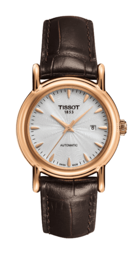 Tissot Carson Automatic 29.7 Rose Gold / Silver / Strap