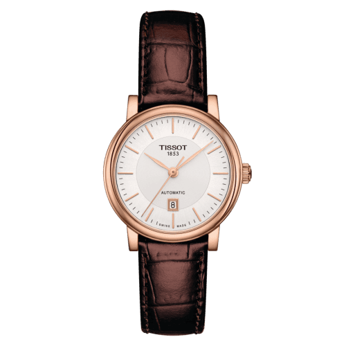 Tissot Carson Premium Automatic 30 Rose Gold / Silver / Strap