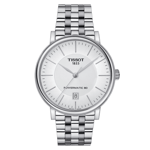 Tissot Carson Premium Powermatic 80 Stainless Steel / Silver / Bracelet
