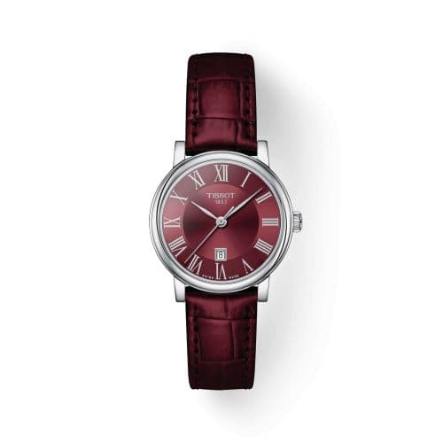 Tissot Carson Premium Quartz 30 Stainless Steel / Burgundy