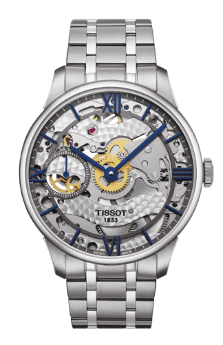 Tissot Chemin des Tourelles 42 Stainless Steel / Skeleton / Bracelet