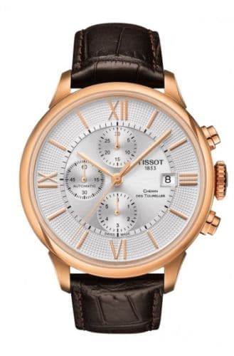 Tissot Chemin des Tourelles Automatic Chronograph PVD Gold / Silver