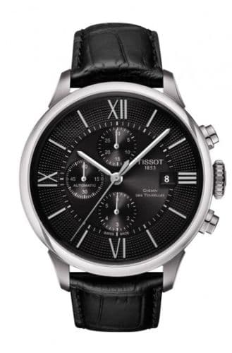 Tissot Chemin des Tourelles Automatic Chronograph Stainless Steel / Black