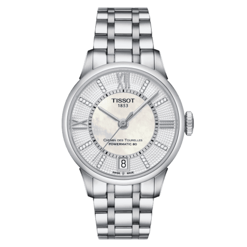 Tissot Chemin Des Tourelles Powermatic 80 32 Stainless Steel / MOP / Bracelet