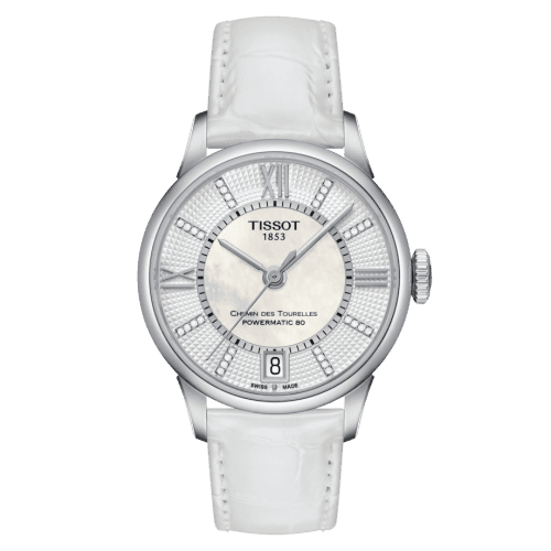 Tissot Chemin Des Tourelles Powermatic 80 32 Stainless Steel / MOP / Strap