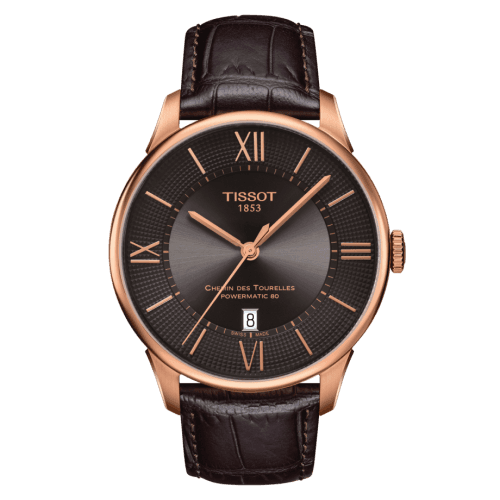 Tissot Chemin Des Tourelles Powermatic 80 42 Rose Gold / Grey